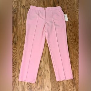 NWT Haver + Blair London Pink Slim Leg Ankle Trousers - Size M